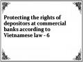 Protecting the rights of depositors at commercial banks according to Vietnamese law - 6