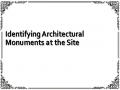 Identifying Architectural Monuments at the Site