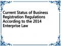Current Status of Business Registration Regulations According to the 2014 Enterprise Law