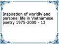 Inspiration of worldly and personal life in Vietnamese poetry 1975-2000 - 13