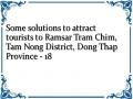Some solutions to attract tourists to Ramsar Tram Chim, Tam Nong District, Dong Thap Province - 18