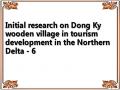 Initial research on Dong Ky wooden village in tourism development in the Northern Delta - 6