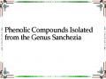 Phenolic Compounds Isolated from the Genus Sanchezia