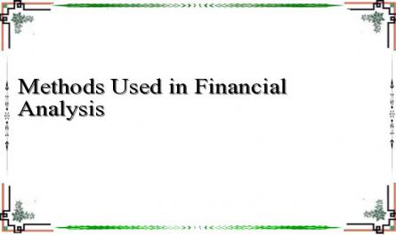 Methods Used in Financial Analysis