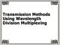 Transmission Methods Using Wavelength Division Multiplexing