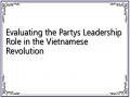 Evaluating the Partys Leadership Role in the Vietnamese Revolution