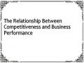 The Relationship Between Competitiveness and Business Performance