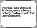 Theoretical Basis of Risk and Risk Management in Foreign Exchange Trading of Joint Stock Commercial Banks