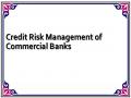 Credit Risk Management of Commercial Banks