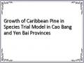 Growth of Caribbean Pine in Species Trial Model in Cao Bang and Yen Bai Provinces