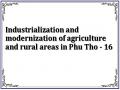 Industrialization and modernization of agriculture and rural areas in Phu Tho - 16
