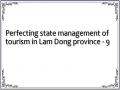 Perfecting state management of tourism in Lam Dong province - 9