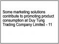 Some marketing solutions contribute to promoting product consumption at Duy Tung Trading Company Limited - 11