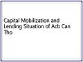 Capital Mobilization and Lending Situation of Acb Can Tho