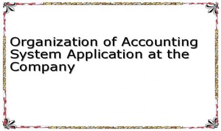 Accounting System Reference doccument