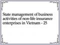 State management of business activities of non-life insurance enterprises in Vietnam - 25