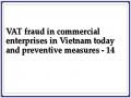 VAT fraud in commercial enterprises in Vietnam today and preventive measures - 14