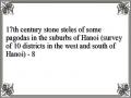 17th century stone steles of some pagodas in the suburbs of Hanoi (survey of 10 districts in the west and south of Hanoi) - 8