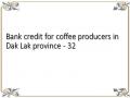 Bank credit for coffee producers in Dak Lak province - 32