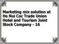 Marketing mix solution at Ho Nui Coc Trade Union Hotel and Tourism Joint Stock Company - 16