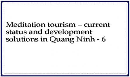 Meditation tourism – current status and development solutions in Quang Ninh - 6