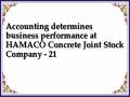 Accounting determines business performance at HAMACO Concrete Joint Stock Company - 21