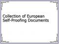 Collection of European Self-Proofing Documents
