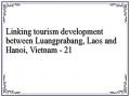 Linking tourism development between Luangprabang, Laos and Hanoi, Vietnam - 21