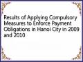 Results of Applying Compulsory Measures to Enforce Payment Obligations in Hanoi City in 2009 and 2010