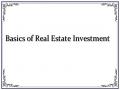 Basics of Real Estate Investment