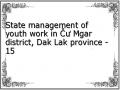 State management of youth work in Čư Mgar district, Dak Lak province - 15