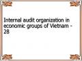 Internal audit organization in economic groups of Vietnam - 28