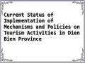 Current Status of Implementation of Mechanisms and Policies on Tourism Activities in Dien Bien Province