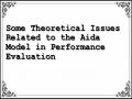 Some Theoretical Issues Related to the Aida Model in Performance Evaluation