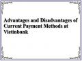 Advantages and Disadvantages of Current Payment Methods at Vietinbank