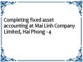 Completing fixed asset accounting at Mai Linh Company Limited, Hai Phong - 4