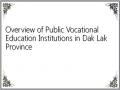 Overview of Public Vocational Education Institutions in Dak Lak Province