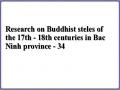 Research on Buddhist steles of the 17th - 18th centuries in Bac Ninh province - 34