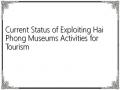Current Status of Exploiting Hai Phong Museums Activities for Tourism