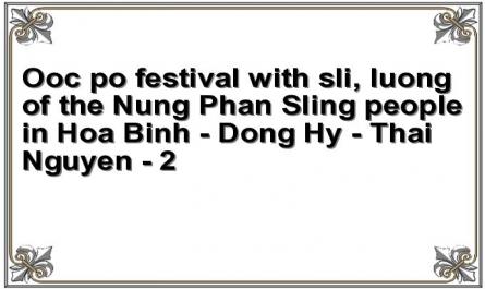 Ooc po festival with sli, luong of the Nung Phan Sling people in Hoa Binh - Dong Hy - Thai Nguyen - 2