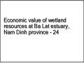 Economic value of wetland resources at Ba Lat estuary, Nam Dinh province - 24