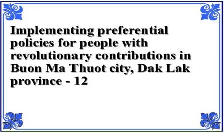 Implementing preferential policies for people with revolutionary contributions in Buon Ma Thuot city, Dak Lak province - 12