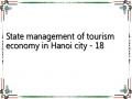 State management of tourism economy in Hanoi city - 18