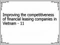 Improving the competitiveness of financial leasing companies in Vietnam - 11