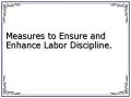 Measures to Ensure and Enhance Labor Discipline.