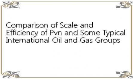 Comparison of Scale and Efficiency of Pvn and Some Typical International Oil and Gas Groups