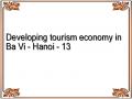 Developing tourism economy in Ba Vi - Hanoi - 13