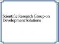 Scientific Research Group on Development Solutions
