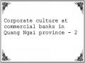 Corporate culture at commercial banks in Quang Ngai province - 2