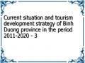 Current situation and tourism development strategy of Binh Duong province in the period 2011-2020 - 3